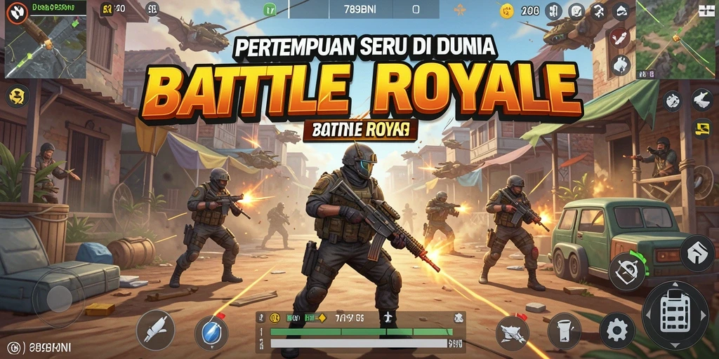 Tangkapan layar dari pertempuran intens di 789BNI