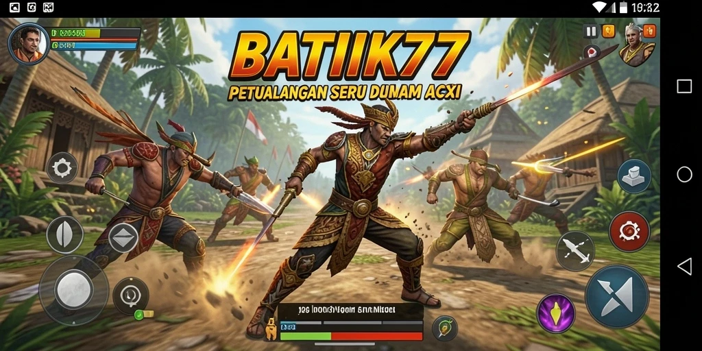 Screenshot gameplay BATIK77 yang menampilkan aksi seru dan dinamis.