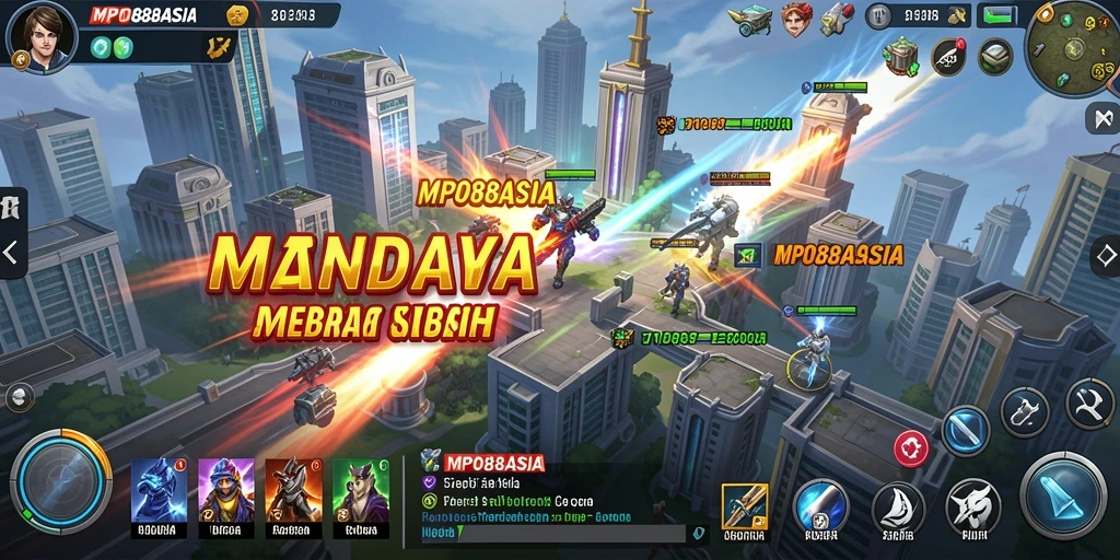 Screenshot MPO88ASIA menampilkan gameplay seru Tower Defense.