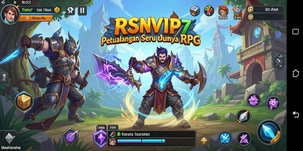 Screenshot utama RSNVIP7 dengan tampilan grafis yang menakjubkan dan gameplay RPG.