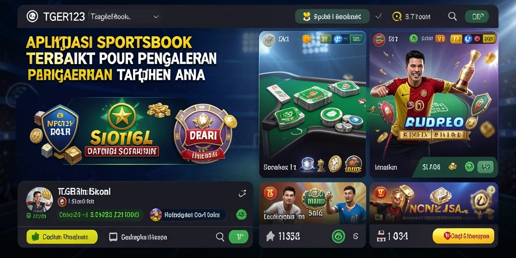 Screenshot TGER123 menampilkan antarmuka taruhan olahraga yang menarik.