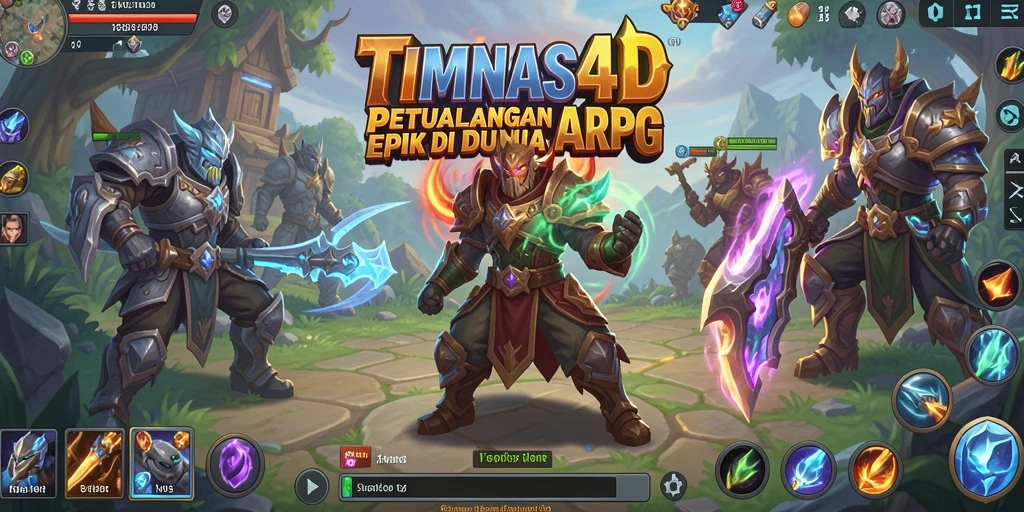 Tampilan menarik dari gameplay seru TIMNAS4D.