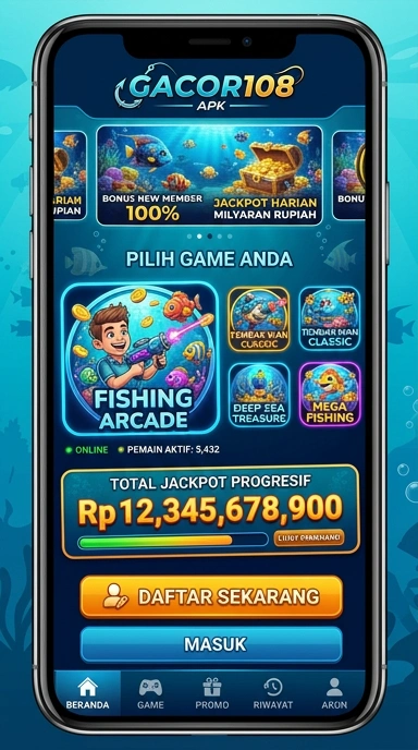 Tampilan antarmuka aplikasi gacor108 yang menarik.